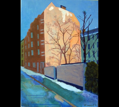 Großgörschenstr. im Winter
2013
acrylic on canvas
58 x 42 cm.
