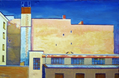 typical Mitte
2005
acrylic on canvas
42 x 58 cm. 
