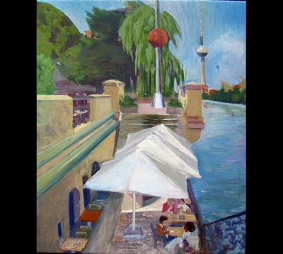 Rio Grande am Spree
2014
acrylic on canvas
58 x 42 cm. 
