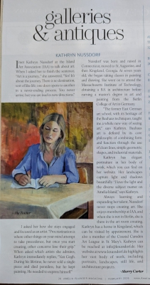 Amelia Islander feature Feb. 2026
Keywords: art;Amelia Island;Fernandina beach;artist