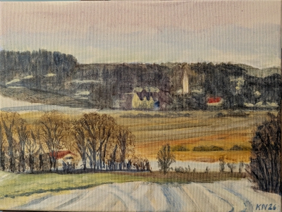 Blick auf Ampermoos
2026
acrylic on canvas
30 x 40 cm.
